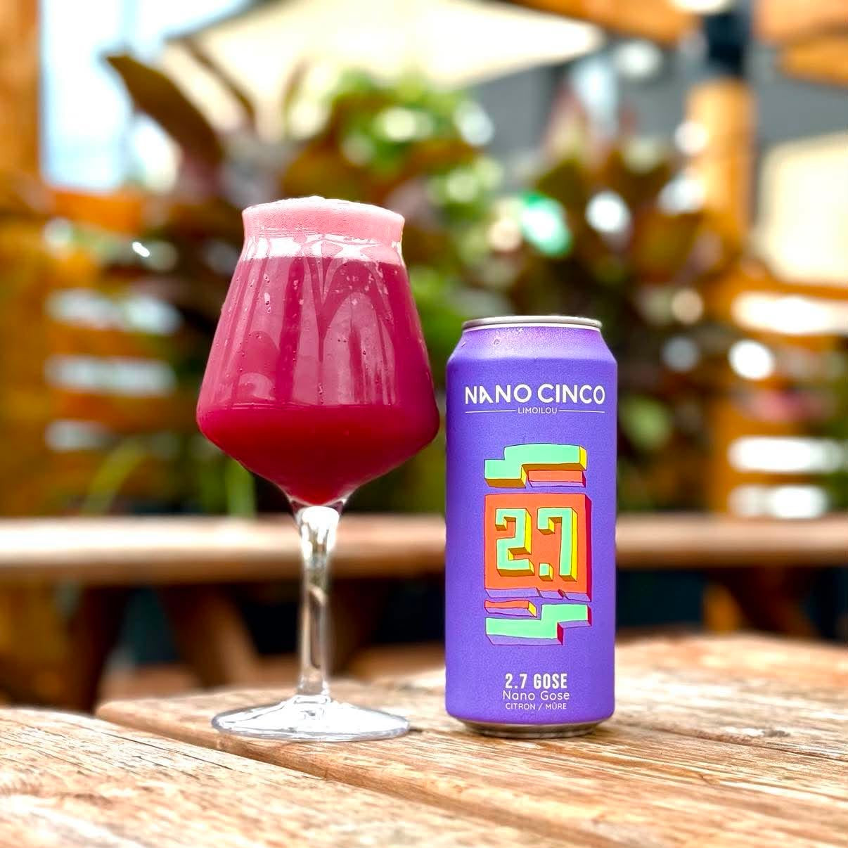 2.7 Gose - Nano Gose Mûre/Citron - 2.7% - 4pack/473ml