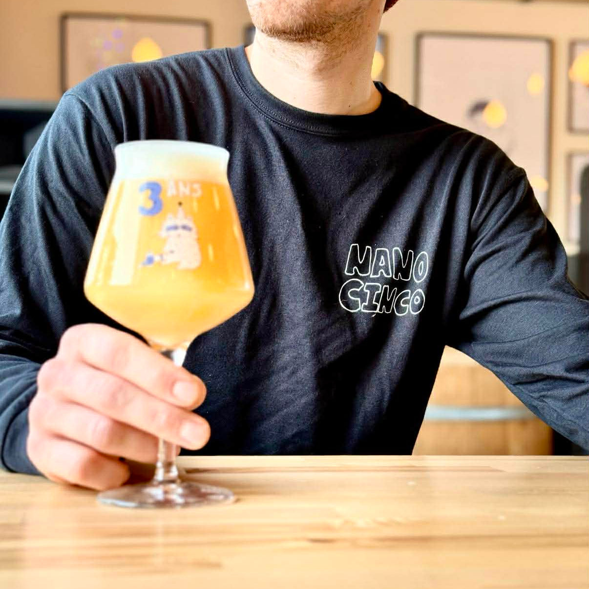 T-shirt à manches longues 3e anniversaire