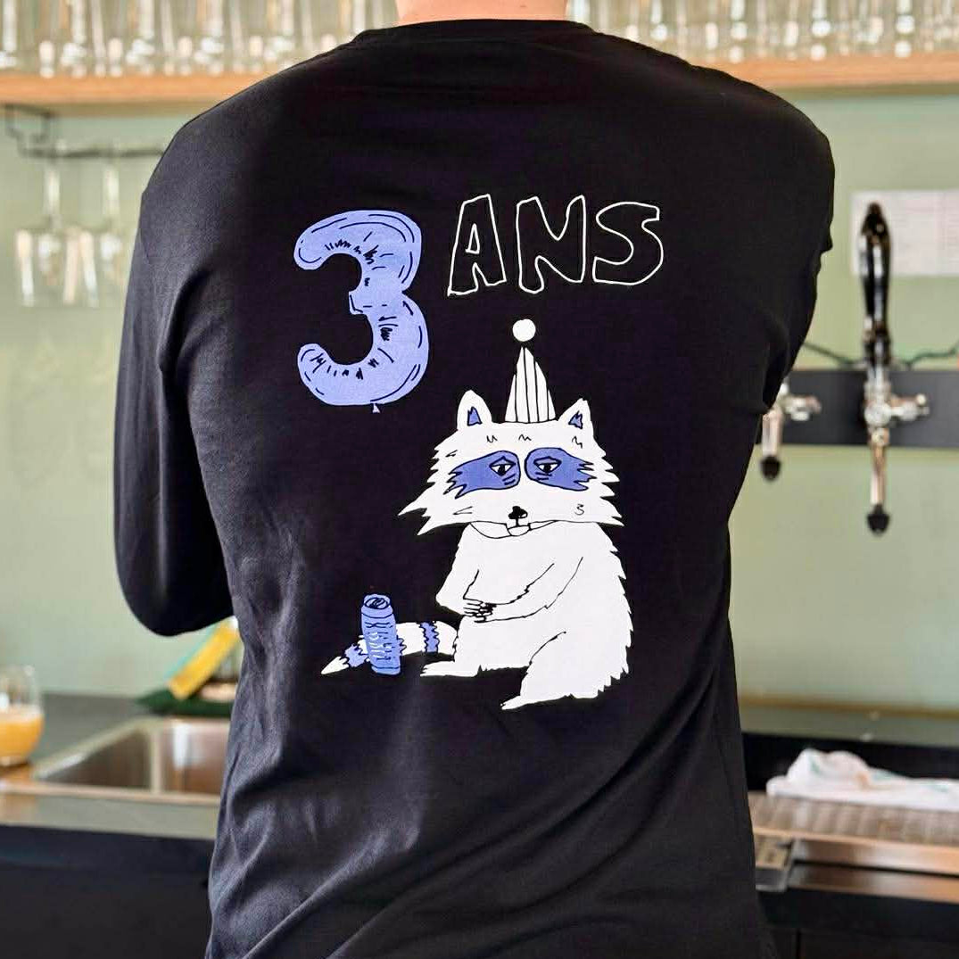 T-shirt à manches longues 3e anniversaire