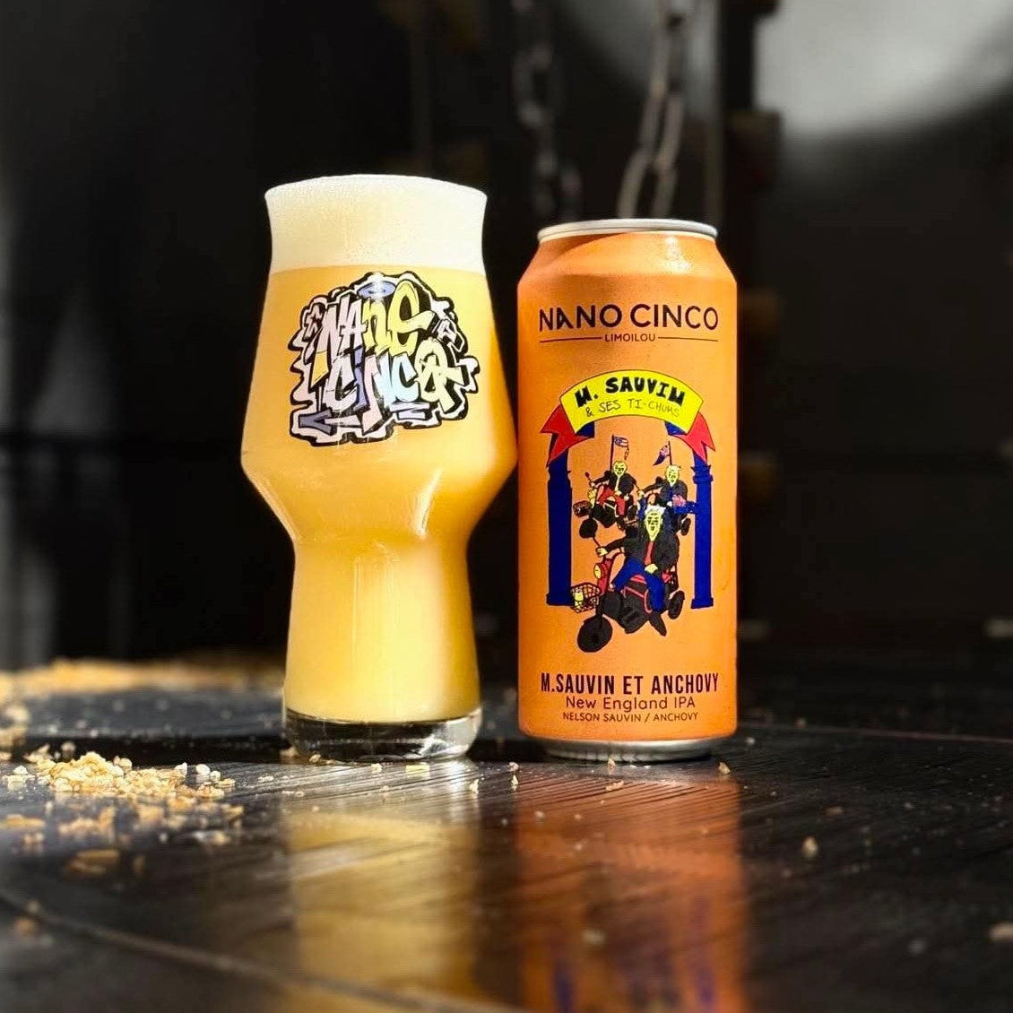 M.Sauvin et Anchovy - NEIPA - 6.8% - 4pack/473ml