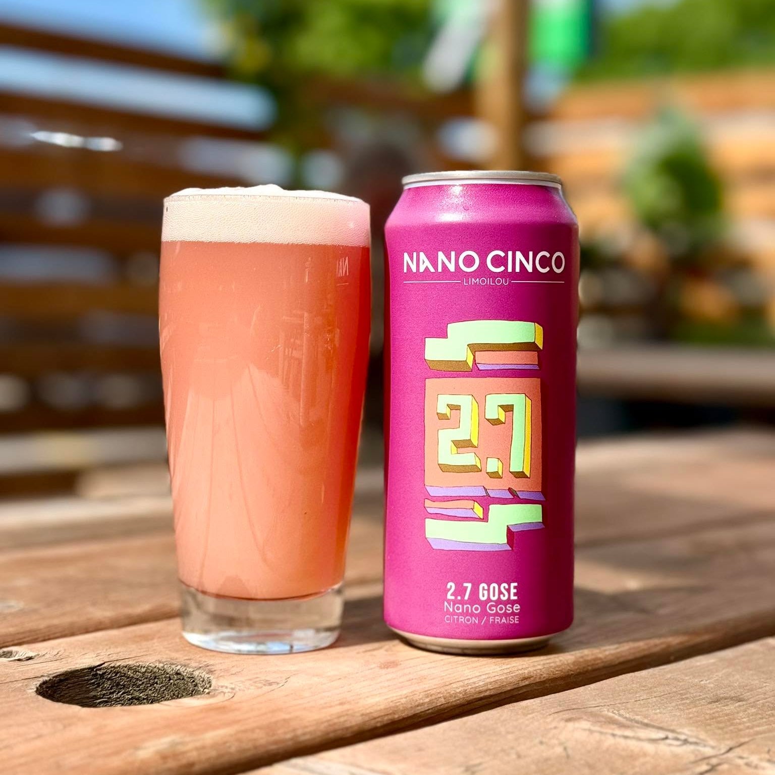 2.7 Gose (citron / fraise) - 2.7% - 4pack/473ml