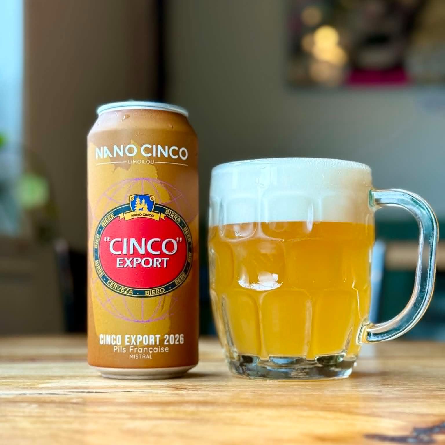 Cinco Export 2026 - Pilsner française - 4.6% - 4pack/473ml