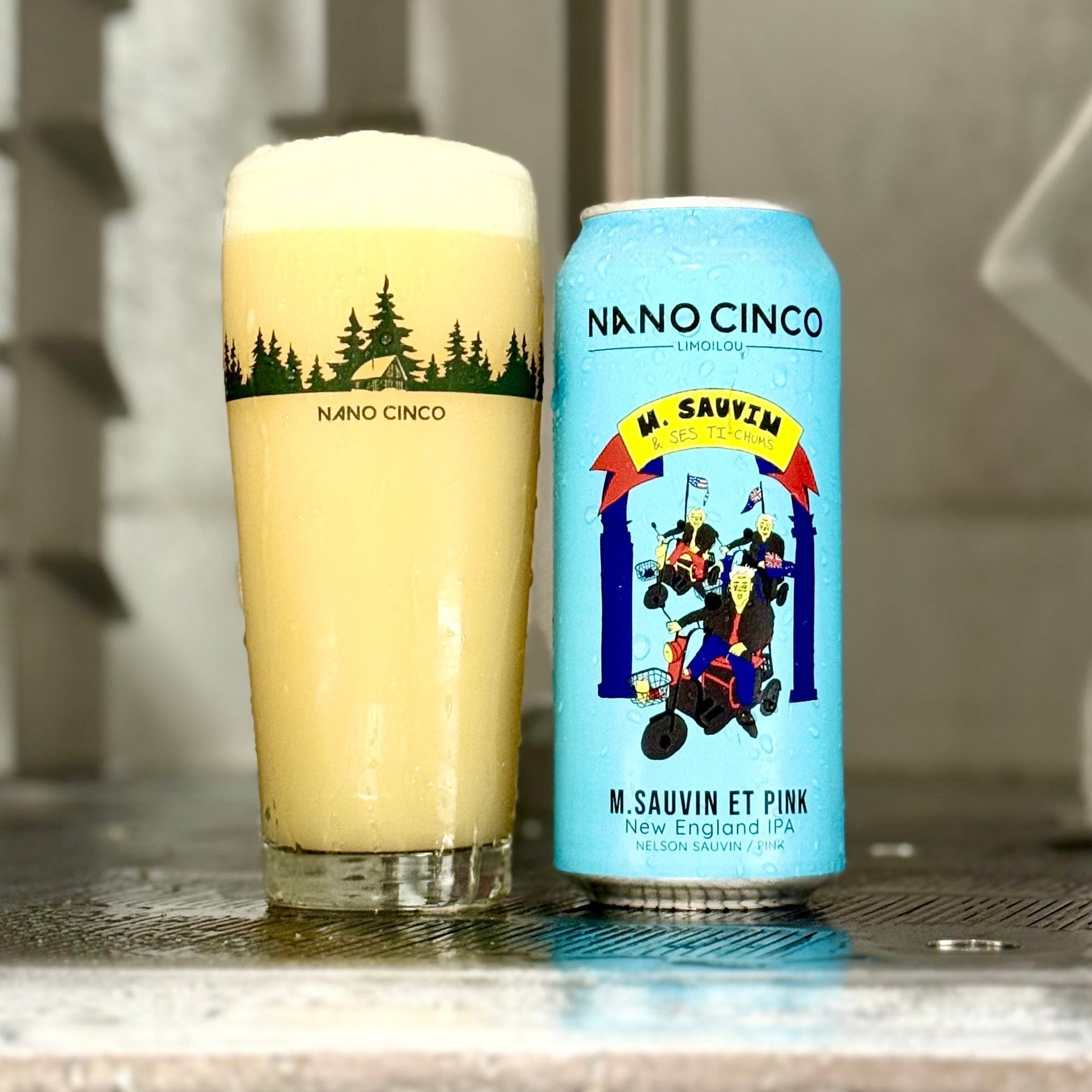 M.Sauvin et Pink - NEIPA - 6,8% - 4pack/473ml