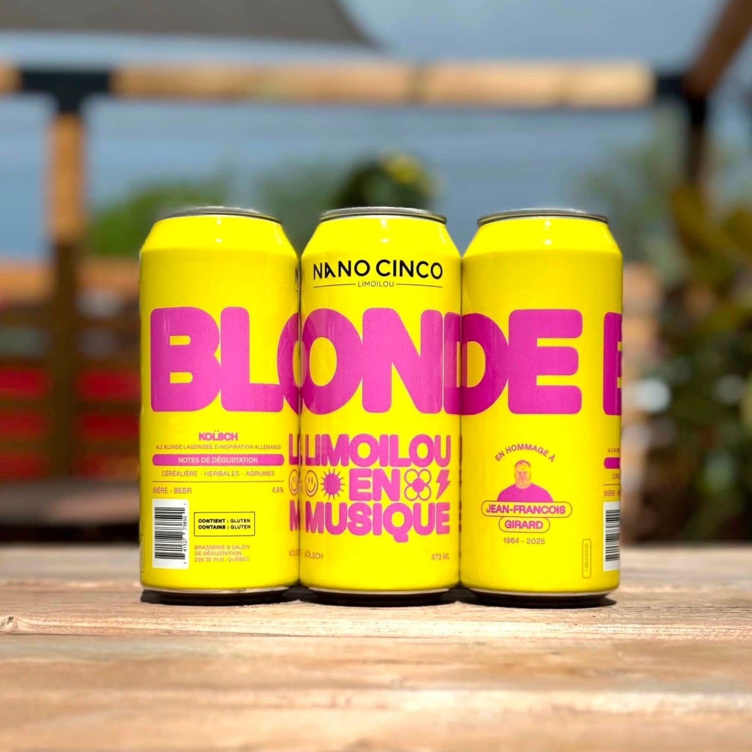 Blonde Limoilou en musique - 4,8% - 4pack/473ml